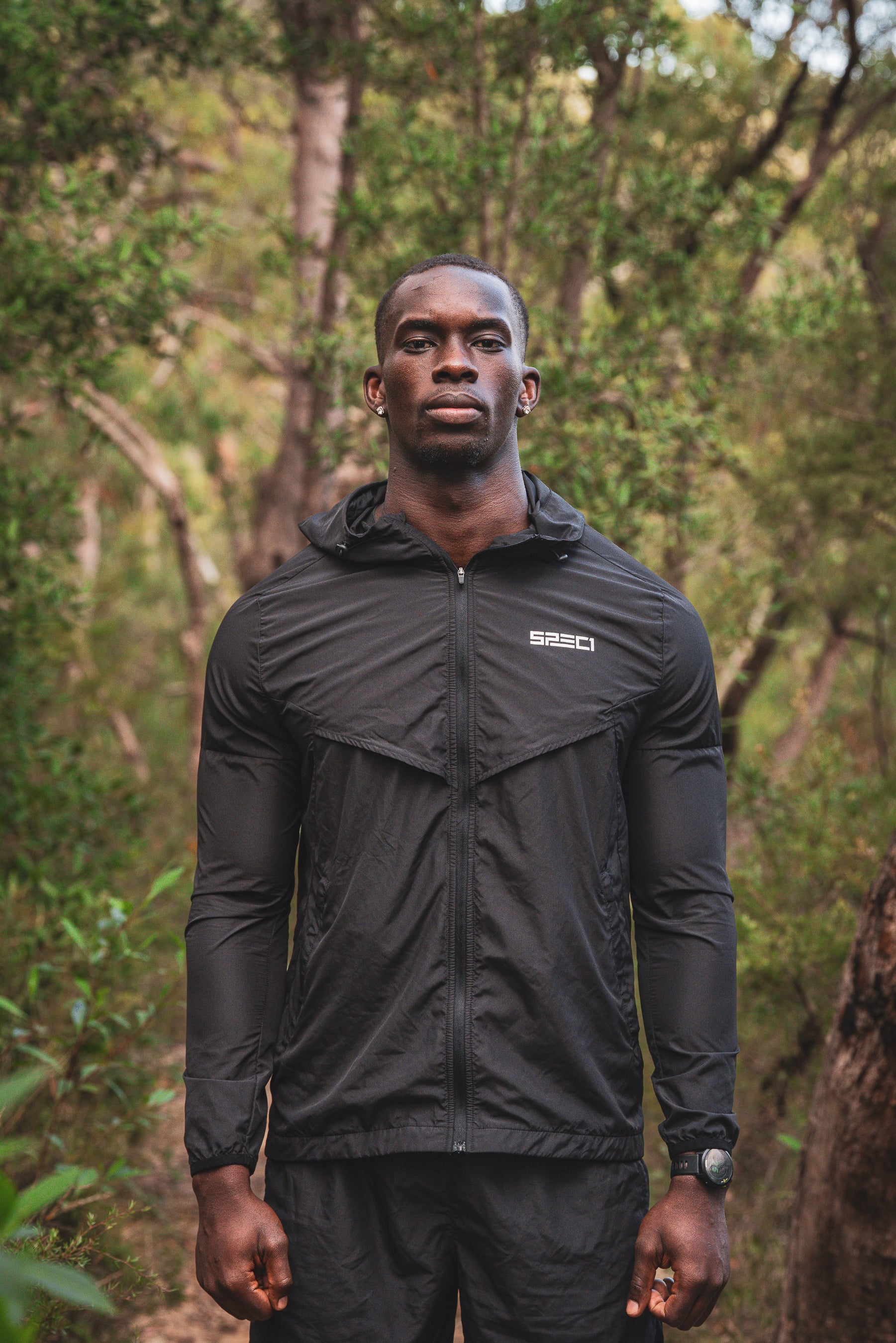 FieldCover Windbreaker - Carbon – SPEC1 ACTIVE