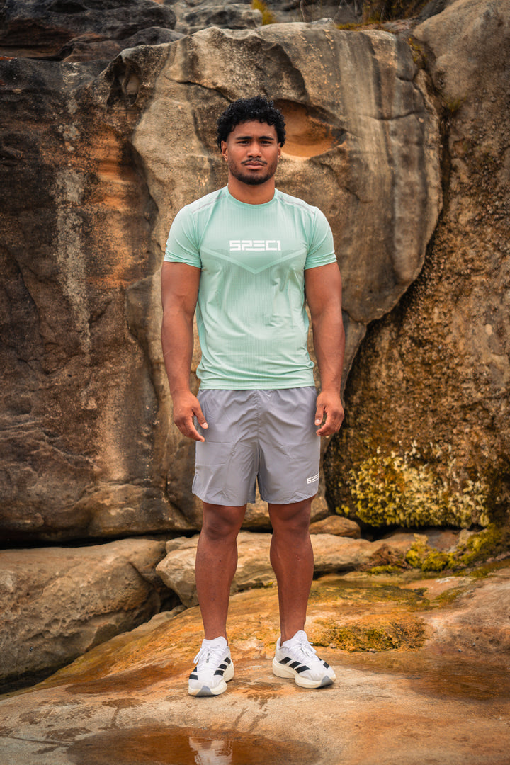 InfraMotion Tee - Azure