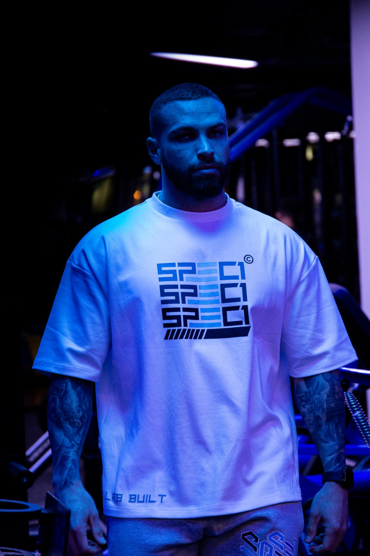 Spec 1 Oversized Tee - White