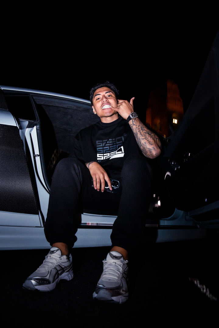 Spec 1 Oversized Tee - Black