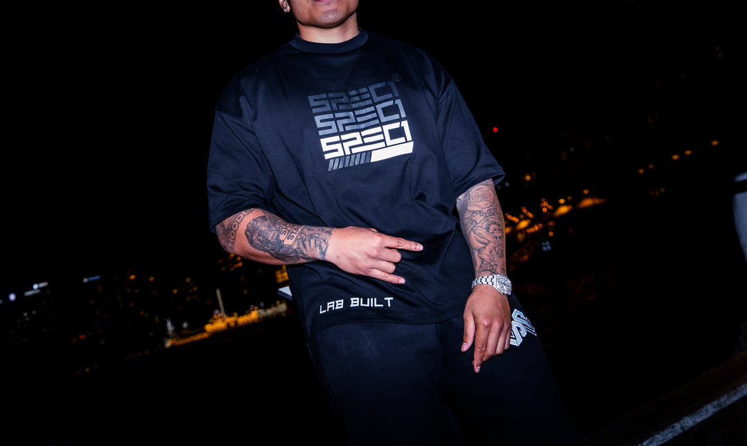 Spec 1 Oversized Tee - Black